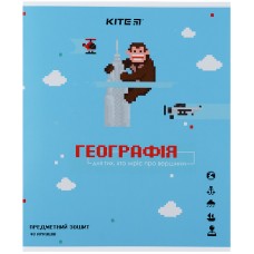 Предметная тетрадь Kite Pixel K21-240-13, 48 листов, клетка, география
