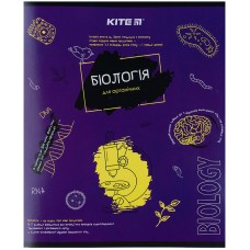 Зошит предметний Kite Classic K21-240-01, 48 аркушів, клітинка, біологія