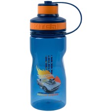 Пляшечка для води Kite Hot Wheels HW21-397, 500 мл, синя
