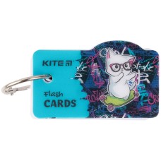 Картки для запису іноземних слів Kite Cat skate K21-358-2, 80 аркушів