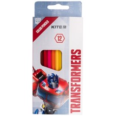 Карандаши цветные Kite Transformers TF21-051, 12 цветов