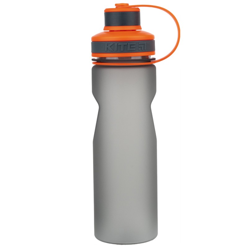 Пляшечка для води Kite K21-398-01, 700 мл, сіро-помаранчева