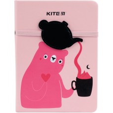 Блокнот Kite Pink Bear K22-464-1, В6, 96 листов, клетка