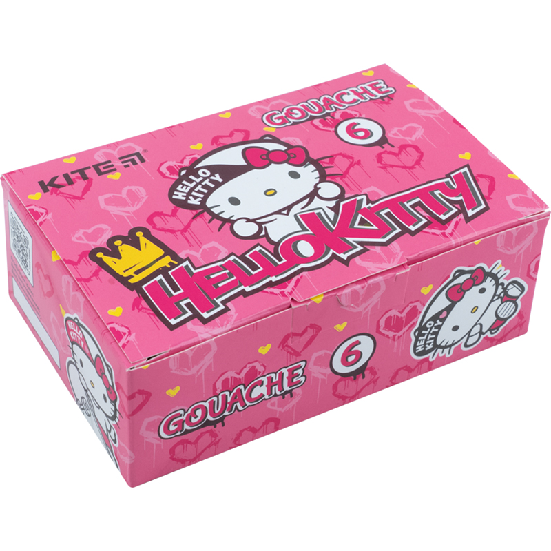 Гуашь Kite Hello Kitty HK22-062, 6 цветов