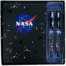 Набір подарунковий блокнот+2 ручки Kite NASA NS21-499