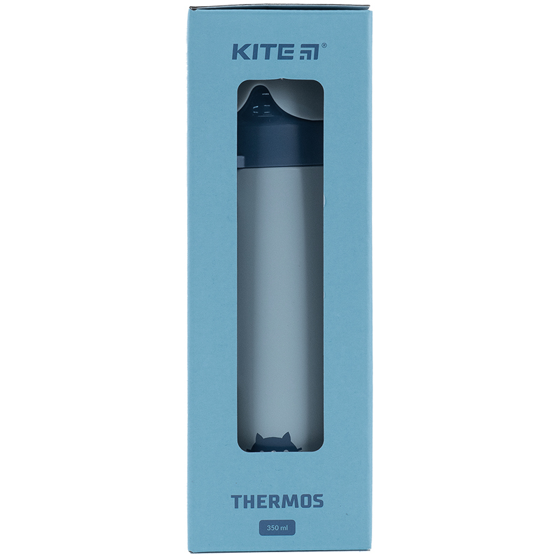 Термос Kite Сat K21-376-01, 350 мл, голубой