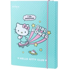 Папка для зошитів на гумці Kite Hello Kitty HK22-210, картон