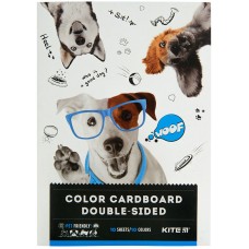 Картон цветной двусторонний Kite Dogs K22-255-1, А4