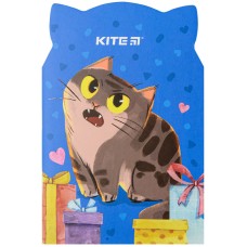 Блокнот Kite Gift cat K22-461-1, 48 листов, клетка