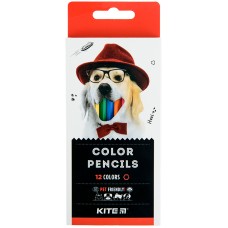 Карандаши цветные Kite Dogs K22-051-1, 12 цветов