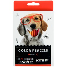 Олівці кольорові Kite Dogs K22-052-1, 18 кольорів
