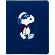 Дневник школьный Kite Snoopy SN22-283, мягкая обложка, PU