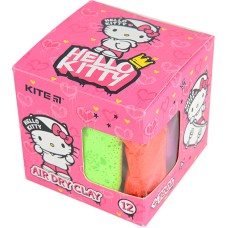 Пластилин воздушный Kite Hello Kitty HK22-135, 12 цветов + формочка