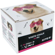 Крейда біла Kite Dogs K22-079-100, 100 шт, кругла