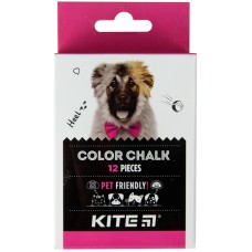 Крейда кольорова Kite Dogs K22-075, 12 штук