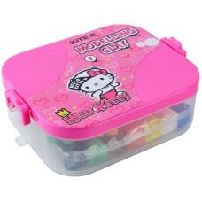 Пластилін у боксі Kite Hello Kitty HK22-080, 7 кольорів + 8 інструментів, 380 г