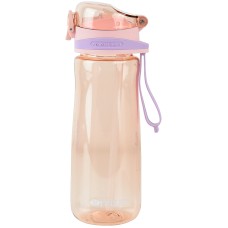 Пляшечка для води з трубочкою Kite K22-419-01, 600 мл, рожева