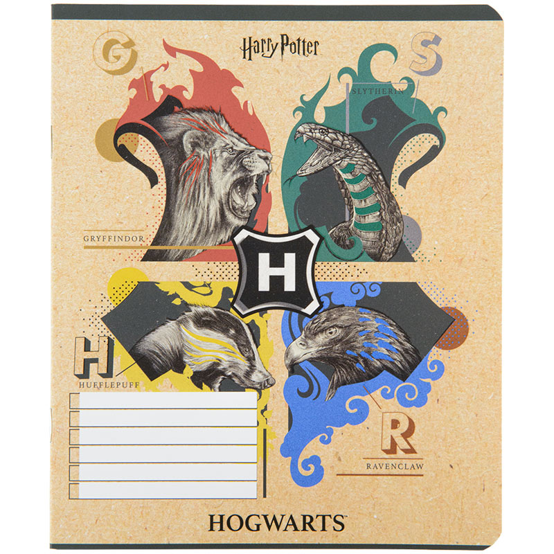 Тетрадь школьная Kite Harry Potter HP22-237, 18 листов, в линию