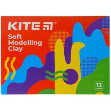 Пластилін восковий Kite Fantasy K22-1086-2, 12 кольорів, 240 г