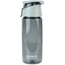 Бутылочка для воды Kite K22-401-01, 550 мл, серая
