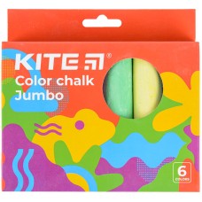 Мел цветной Kite Fantasy Jumbo K22-073-2, 6 цветов