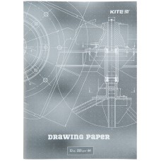 Бумага для черчения А4, 10 листов, 200г/м2, Kite K23-269