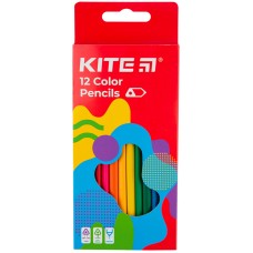 Карандаши цветные трёхгранные Kite Fantasy K22-053-2, 12 цветов