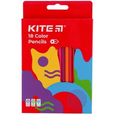 Олівці кольорові Kite Fantasy K22-052-2, 18 кольорів