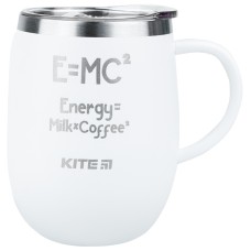 Термокружка Kite K22-378-03-2, 360 мл, белая Energy Milk Coffee