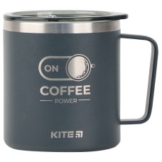 Термокружка Kite K22-379-01-2, 400 мл, графіт Coffee ON
