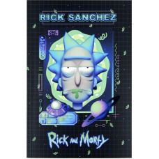 Блокнот Kite Rick and Morty RM23-193-1, термобиндер, А5, 64 листа, нелинованный