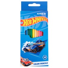 Олівці кольорові Kite Hot Wheels HW23-051, 12 кольорів