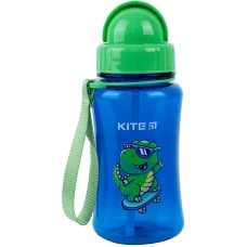 Бутылочка для воды Kite Dino K23-399-2, 350 мл, синяя