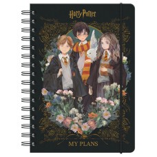 Щоденник на спіралі Kite Harry Potter HP23-438, тверда обкладинка