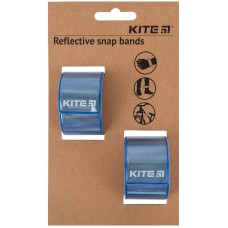 Набор браслетов светоотражающих Kite K23-108-5, синий индиго