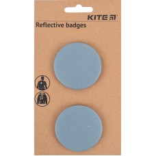 Набор значков светоотражающих Kite K23-107-1, серые