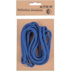 Шнурівки для взуття світловідбиваючі Kite K23-128-3, сині