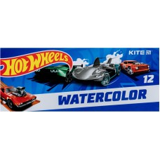 Фарби акварельні Kite Hot Wheels HW23-041, 12 кольорів