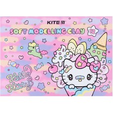 Пластилин восковой Kite Hello Kitty HK23-1086, 12 цветов, 240 г