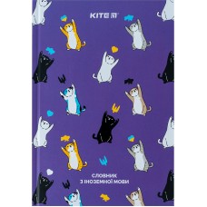 Словник для запису іноземних слів Kite UA Cats K24-407-1, 60 аркушів