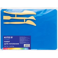 Набір для ліплення Kite Classic K-1140-02 (дощечка + 3 стеки), синій