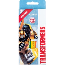 Олівці кольорові Kite Transformers TF24-051, 12 шт.
