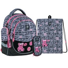 Школьный набор Kite Lucky Girl SET_K24-700M-2 (рюкзак, пенал, сумка)