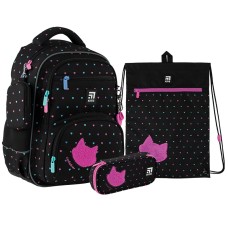 Школьный набор Kite Catsline SET_K24-773M-2 (рюкзак, пенал, сумка)