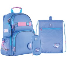 Школьный набор Kite 100% Cute SET_K24-702M-2 (рюкзак, пенал, сумка)