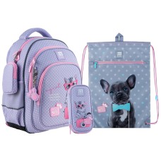 Школьный набор Kite Studio Pets SET_SP24-763S (рюкзак, пенал, сумка)