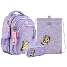 Шкільний набір Kite tokidoki SET_TK24-763S (рюкзак, пенал, сумка)