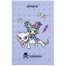 Книга записная Kite tokidoki TK24-199-1, твердая обложка, А6, 80 листов, клетка