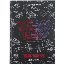 Щоденник шкільний Kite Transformers TF24-262, тверда обкладинка