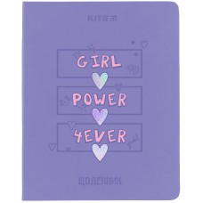 Щоденник шкільний Kite Girl Power 4ever K24-283-3, м'яка обкладинка, PU